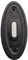 HOMEnhancements Matte Black Traditional Oval Doorbell, Wired Doorbell Button, Decorative Doorbells for home