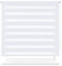 Estor Enrollable de Doble Capa Noche y Día 120x180cm (Ancho x Largo), Persiana Enrollbale para Ventana, tamaño de la Tela 117x175cm (Blanco)