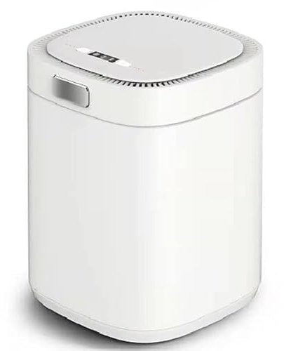 Poubelle à compost intelligente, composteur de cuisine électrique de 2,5 L, cycleur automatique de déchets alimentaires pour comptoir intérieur, transformez les ordures en compost avec un seul bouton