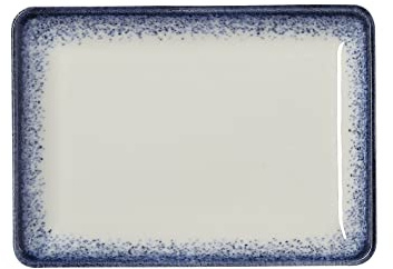 WAS Germany Teller, flach, 18 x 13 cm, Set á 6 Stück, marina, Porzellan