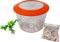 Goldfish Bowl Starter Set Gold Fish Bowl With Ornamental Plant Fish Bowl Aquarium Fish Tank Bowl Plant Gravel Kit Small Fish Tanks Blue Or Orange Zvire (Orange)