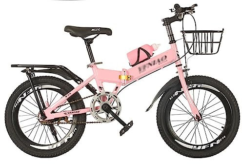 Kcolic Kinderfahrrad, Klappbares Mountainbike, 18/20/22 Zoll Klappbare Rennräder, Klappbare Scheibenbremsen Vorne Und Hinten, Für Outdoor Fahrräder Für Kinder C,22inch