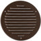 Vent Systems - Griglia di ventilazione rotonda in metallo marrone da 15,2 cm (interno), registra deflettore di ventilazione, feritoia, rete integrata, HVAC, per bagno, casa, ufficio, cucina, 17,8 cm