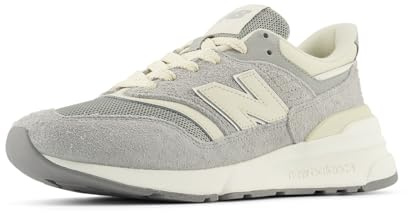 New Balance Unisex-Erwachsene 997r V1 Sneaker, Beton/Leinen, 10 Wide Women/8.5 Men