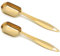 2 Pcs 1 Tablespoon(| 15 mL | 15 cc | 1/2 oz | 1 Tbsp | 3 Tsp) Stainless Steel Single Measuring Spoon, Long Handle Metal Measuring Spoon, Kitchen Gadgets for Cooking & Baking(Gold)