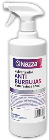 Spray Antiburbujas para Resinas Epoxi - Pulverizador para Eliminar las Burbujas que se forman en la aplicación - Consigue acabados perfectos para tus trabajos - Formato 1 litro