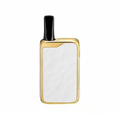 Zeus Ion (Blanc/Doré) | Batterie de qualité supérieure avec filetage 510 | Développée en Allemagne | 4 réglages de tension | Batterie 650 mAh | Chargement USB-C | Sans nicotine