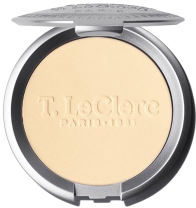 T. LeClerc – Kompaktes Pulver Dermophile Pflegeformel Vegan – Farbton 02 Banane – Made in France – Dermatologisch getestet