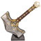 Claymeur 43 cm Thor's Hammer Mjölnir with Display Base for Home Decoration, Collection, Costume Accessories Props