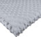 Polyester Meterware Stoff 50x160 cm - Minky Plüschstoff - Flauschiger Fleece für Kinderstoffe (Grau)