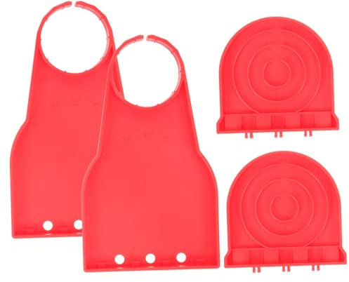 BEBEMOKO 2 Piezas colector de bandeja de goteo de ropa agarradera para detergente portavasos y bandeja de goteo para ropa sucia colector de goteo para jabón de lavar el plastico rojo