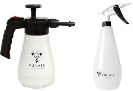 PULMIC Pack Pulverizadores Espuma 1000 Foam 1L + Industrial 2000 Foam VITON 1.5L Limpieza Profesional de Coches, Llantas,Alta Resistencia a Químicos y Ácidos. Pulverizador Espuma Coche