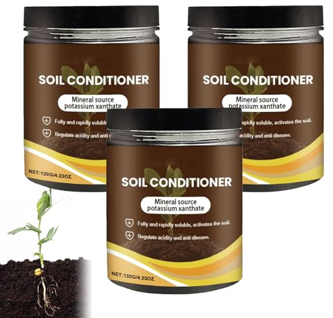 Soil Activator, Professional Bone Meal Fertilizer (3PC) | Increases Germination and Root Growth, Organic Soil Activator & Plant Fertilizer for grass, Raised Garden Beds, Potting Mix