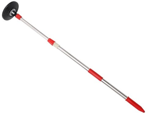 OHPHCALL Manico Ricambio Rotomop in Acciaio Inox Leggero Testa Girevole, per Sostituzione per Mop Rotante in Cucina e Bagno