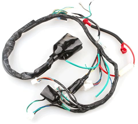 Wiring Loom (Post June 2016) with Revised Headlight Connector compatible with Lexmoto Venom 125 SK125-22/Venom SE 125 SK125-22S
