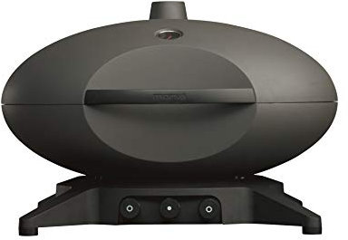 Morsø Forno Gas Grande Grill with Aluminium Housing and Cast Iron Grate, Scandinavian Lifestyle for Terrace and Garden, Anthracite Grey