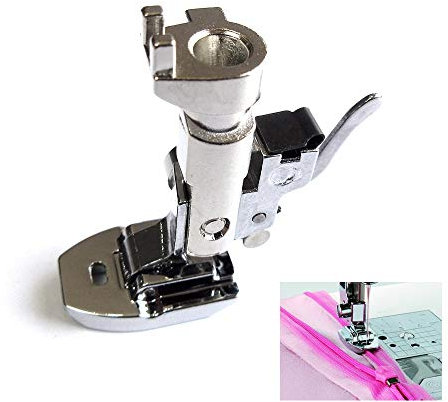 Pied à fermeture éclair invisible pour Bernina 500-1630 530 610 707 818