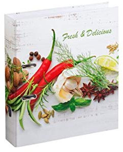 PAGNA Rezeptordner Fresh & Delicious, A4, Rückenbreite: 75mm, Sie erhalten 1 Packung