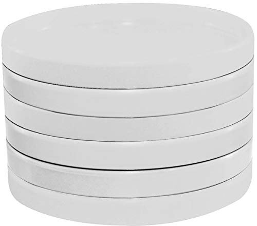 Zak!Designs Party-Coasters, Melamin, Weiß, One Size
