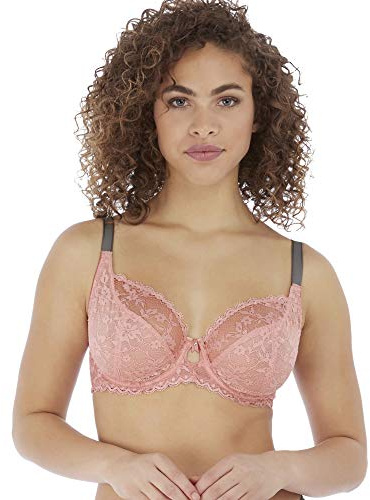 Freya Women's Offbeat Underwire Plunge Bra, Rosehip, 30E