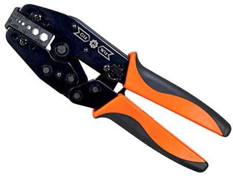 GIZWIZ RF-Koaxial-Crimpzange RG58 RG59 RG62 RG174 Glasfaseroptik 0,43 Zoll 0,68 Zoll 0,100 Zoll 0,135 Zoll 0,215 Zoll 0,255 Zoll 0,255 Zoll G-H3G