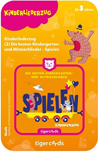 tigermedia tigercard Kinderliederzug Folge 3 Die besten Kindergartenlieder Bewegen Tanzen Spielen tigerbox Hörbox Hörbücher Hörspiele Kindermusik