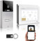 GVS - IP Video Türsprechanlage mit Türöffner, RFID Zugang, HD Kamera, 2X 7 Zoll Monitor & App - Smarte Video Türklingel mit Kamera & Gegensprechanlage für 1 Familienhaus (AVS4454A)