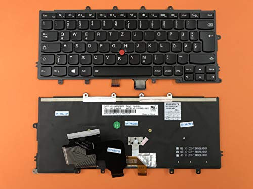 Teclado alemán con iluminación compatible para Lenovo Thinkpad X260.