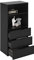 DEINE TANTE EMMA 557-006 Dark 6 Schwarz Kommode Sideboard Highboard Schubkästen ca. 50 x 101 x 32 cm