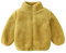 Bambini Soffice Invernale Sintetica Pelliccia Cappotto Bambina Lunghe Maniche Giacca Neonato Zip Capispalla Bambino Basamento Colletto Spessi Caldi Vestiti Piccoli Bambini Caldo Pile Giacca 1-5 Anni