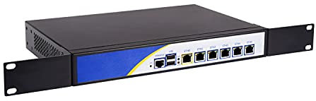 Firewall, Pfsense, OPNsense, VPN, Network Security Micro Appliance, Router PC, Core I5 3320M, RS03, AES-NI/6 Gigabit LAN/2USB/COM/VGA/Fan, (8G RAM/64G SSD)