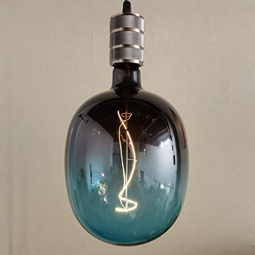 SD LUX Vintage LED Globe Leuchtmittel 5W 300LM(entspricht 25W) E27 XXL Lampen Vintage Große Dekorative dimmbar Kein Flackern, Edison Glühbirne Pendelleuchte Warmweiß 2700k, 1 Stück (DG170BB)