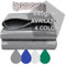 Telone in PVC 440 g/m², extra impermeabile, pesante, con occhielli rinforzati, per mobili, multiuso, grigio (3 x 4 m)