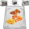 GWBSXM 3 Pieces Baking Set for Cuisinart TOA-60 TOA-65 TOA-70 Air Fryer Toaster Oven, Air Fryer Basket Pan Rack for Oven Air Fryer Accessories