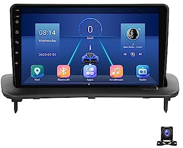 DEHIWI 2 DIN Android 12 Autoradio 9 Zoll Touchscreen Radio Mit Rückfahrkamera Unterstützt 4G/WIFI/SWC/FM/1080P Video/Carplay, Für Volvo S40 C30 C70 2004~2013 Auto Stereo Audio Radio Head Unit,M100s