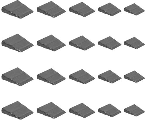 Hammer Wedge Set, Axe Shaft Wedges, 20 pcs - 4 of Each Size, Made of Metal with a Serrated Structure