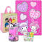 Hello Kitty Fleece Blanket Sleepover Set for Girls - Bundle with 45x60 Inch My Melody Throw Blanket, Hello Kitty and Friends Bag, Stickers and More | Hello Kitty Overnight Pack