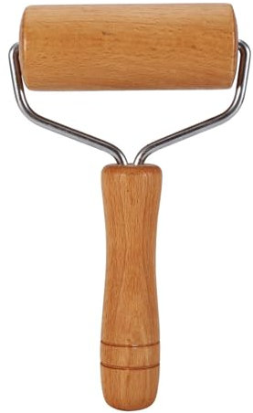 Mattarello realizzato in legno Lybunair, rullo per pasta per pizza per la cottura in cucina domestica (Stile 2)
