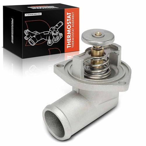 Frankberg Thermostat de Liquide de Refroidissement 92°C avec Joints d'étanchéité Compatible avec Astra F 56 57 1992-1998 Corsa B 73 78 79 1993-2000 Tigra 95 1994-2000 Remplacer# 1338073