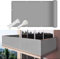 Balkon Sichtschutz Seitlich 120 x 650 cm Wetterbeständig Staubschutz Sichtschutz Balkon Umrandung mit Kabelbinder für Geländer Deck Pool, Grau