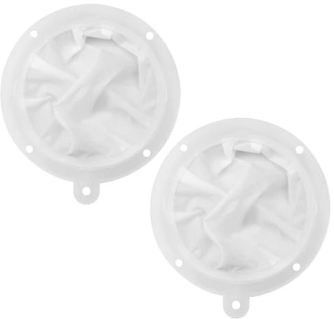 AOEVUIR 2 Pcs Filtro a Setaccio in Nylon300/450 Mesh Setaccio da Cucina Nylon per Liquidi Filtro a Maglia Fine per Vino per Filtrare Succo Medicinali