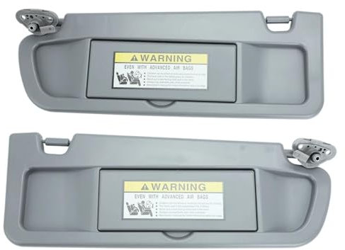 Parasol para el lado izquierdo del conductor y del pasajero para Honda Civic 2006 2007 2008 2009 2010 2011 83230-SNA-A01ZB Parasol gris 1 juego