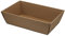Generico 3 PZ Cesto Vassoio per Bomboniere Scatola Regalo 34x20.5x11cm Onda Marrone