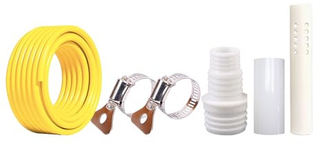 SIHAIAN Pool Cover Automatic Drainer Kit for SIHAIAN Round and Rectangle Pool Cover, Anti waterlogging, Control Cover Surface Water Levele, Prevent Clogging (B:118inch)