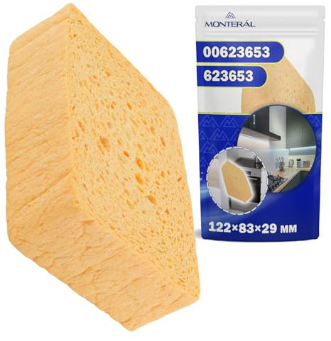 Putzschwamm für Kochfeld, Geschirrspüler, Backofen, Dampfgarer 122x83x29 mm mit dem Originalcode 00623653 623653 für Bosch für Balay für Siemens für Neff - MONTERAL