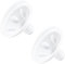 Momlacto 2 cojines de brida para extractor de leche para bridas de 24 mm de repuesto compatibles con piezas de bomba Spectra para reducir el túnel de pezón (17 mm)