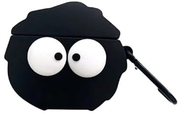 CrazyLemon für AirPods 4 (2024) Hülle, Weiche Silikon Kopfhörerhülle für AirPods 3D Karikatur Tier Mädchen Jungen Coole Lustige Süße Schutzhülle Kopfhörer Taschen & Cases - Kohlebriketts