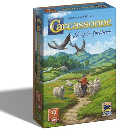 Hans im Gluck | Carcassonne: Sheep & Shepherds Expansion 9 Refresh | Board Game Expansion | Ages 7+ | 2-5 Players | 45 Minutes Playing Time