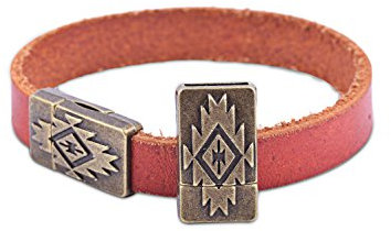 KONMAY 5 Sets 10.0x2.0mm Antique Brass Glue-in Flat Magnetic Jewelry Clasps for Bracelet Making