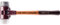 Simplex Schonhammer, Superplastik / Weichmetall; mit Tempergussgehäuse und hochwertigem Holzstiel | D=80 mm | 3079.080